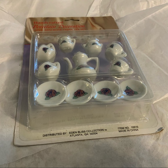 Toys Mini Bone China Tea Set Handcrafted 13pc Vintage 199 Poshmark